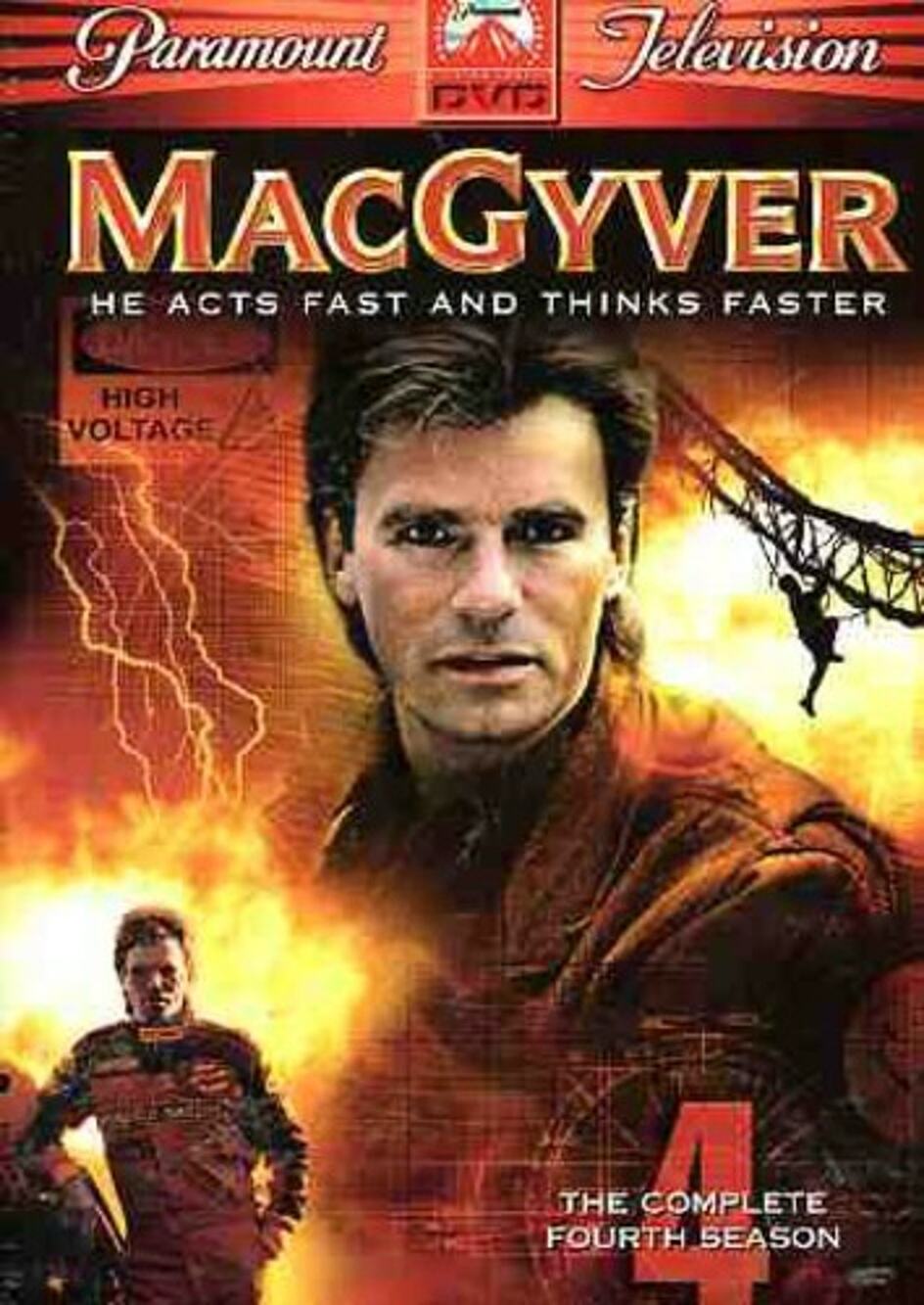 MacGyver The Complete Fourth Season (DVD) Paramount Television Brand New